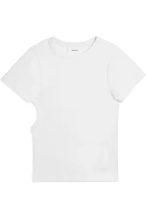 Axel Arigato Top, Dame, Hvid, XL, Bomuld, Solo Cut Out T-Shirt