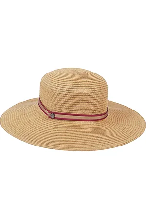 Borsalino Tilbehør, Dame, , S, Straw Hat med Multifarvet Bånd