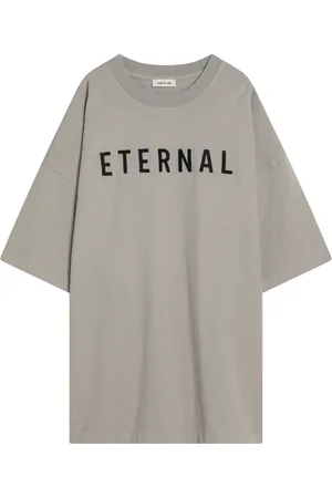 FEAR OF GOD Top, Herre, Grå, L, Kortærmet rund hals T-shirt