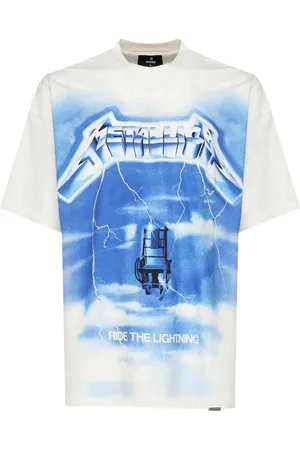 Represent Top, Herre, Hvid, M, Bomuld, Hvide T-shirts og Polos Metallica Stil