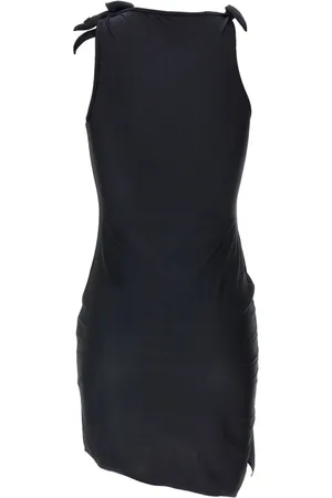 COPERNI Kjole, Dame, Sort, S, Sort Asymmetrisk Blomst Mini Kjole