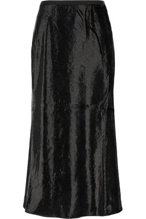 Ralph Lauren Nederdel, Dame, Sort, S, Uld, Stilfuld Gonne til et trendy look