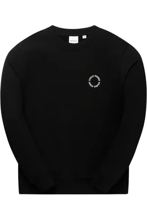 Daily paper Sweathshirts & Hoodies, Herre, Sort, L, Bomuld, Orbit Sweaters Sort