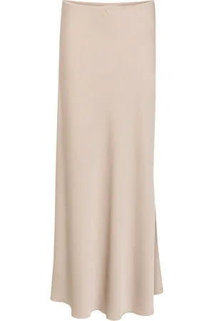 Karen by Simonsen Nederdel, Dame, , XL, Nederdel med elastik i taupe