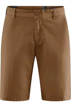 Bomboogie Shorts, Herre, Brun, W32, Bomuld, Chino Bermuda i bomuldspoplin
