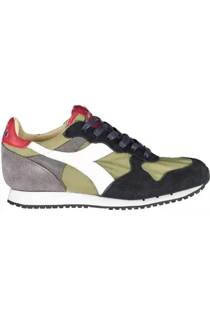 Diadora Sko, Dame, Flerfarvet, 36 EU, Læder, Grøn Læder Damesneakers