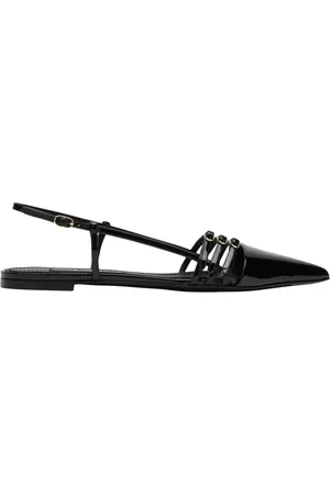 Dolce & Gabbana Sko, Dame, Sort, 37 1/2 EU, Afslappede Slingback Flade Sko