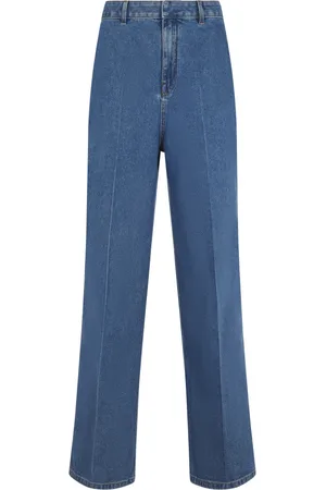 Serafini Jeans, Dame, Blå, M, Elegante Bukser af Lorenzo Serafini