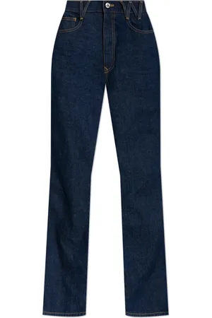 Vivienne Westwood Jeans, Dame, Blå, W26, Bomuld, Jeans med logo
