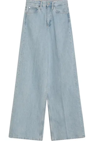 Calvin Klein Jeans, Dame, Blå, W30, Denim, Palazzo Stil Denim Jeans