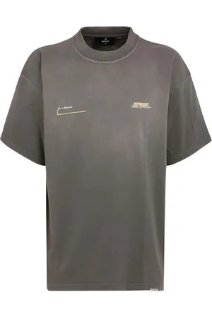 Represent Top, Herre, Grøn, S, Bomuld, Grøn Logo Print T-shirts og Polos