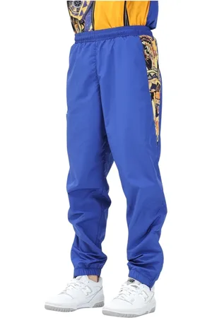 Australian Sport, Herre, Blå, 2XL, Polyester, Vintage Stil Blå Sporty Bukser