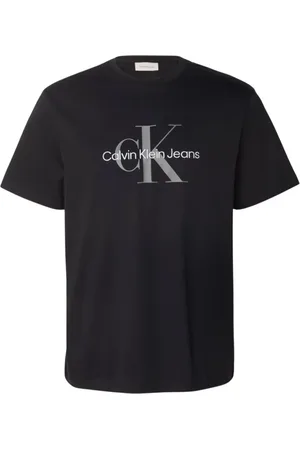Calvin Klein Top, Herre, Sort, M, Bomuld, Logo Bomulds T-shirt