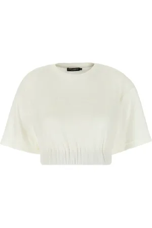 Dolce & Gabbana Top, Dame, , XS, Bomuld, Afslappet Bomuld T-Shirt
