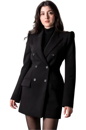 Sportmax Jakke, Dame, Sort, XS, Sort Harem Blazer