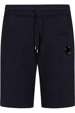 C.P. Company Shorts, Herre, Blå, M, Bomuld, Blå Bomuld Fleece Bermuda Shorts Ss23