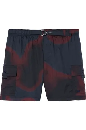 Lacoste Shorts, Herre, Blå, L, Uld, Trykte Gradient Cargo Shorts