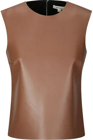 J.W.Anderson Top, Dame, Brun, XS, Uld, Ærmeløs Top til et stilfuldt look
