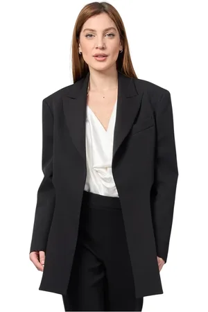 GAËLLE Jakke, Dame, Sort, XS, Polyester, Sorte jakker med kort frontskæring