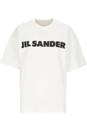Jil Sander Top, Dame, Hvid, XS, Bomuld, Bomulds T-shirt