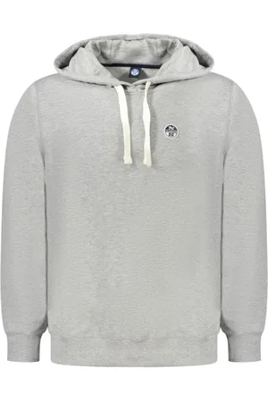 North Sails Sweathshirts & Hoodies, Herre, Grå, L, Bomuld, Grå Bomuldssweater