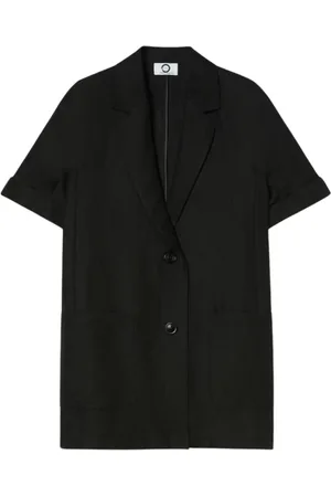 Persona by Marina Rinaldi Jakke, Dame, Sort, 3XL, Linned, Elegant Linned Blazer
