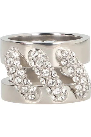 Givenchy Tilbehør, Dame, Grå, ONE SIZE, Krystalsting Ring