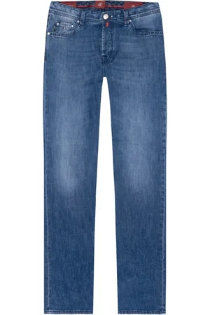 sartoria tramarossa Jeans, Herre, Blå, W35, Denim, Høj kvalitet herre denim jeans