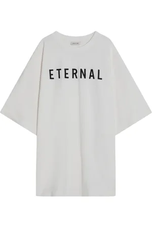 FEAR OF GOD Top, Herre, Hvid, S, Kortærmet rund hals T-shirt