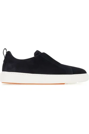 santoni Sko, Herre, Blå, 44 EU, Læder, Casual Sneakers til hverdagsbrug