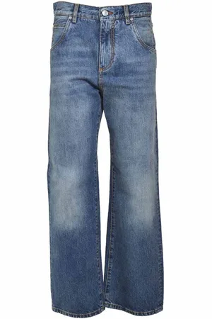 Etro Jeans, Herre, Blå, W32, Denim, Vintage-Effekt Højtaljede Jeans i Denim