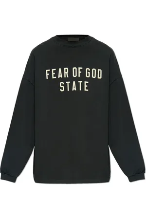 FEAR OF GOD Sweathshirts & Hoodies, Herre, Sort, M, Bomuld, Langærmet T-shirt