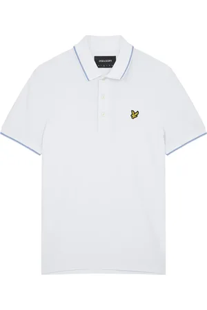 Lyle & Scott Top, Herre, Hvid, XL, SS Polo Bluser Tipped Polo Shirt