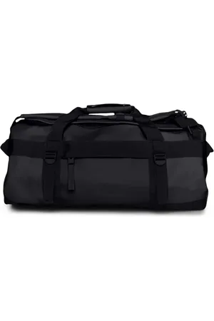 Rains Taske, Herre, Sort, ONE SIZE, Uld, Duffel taske med U-formet klap