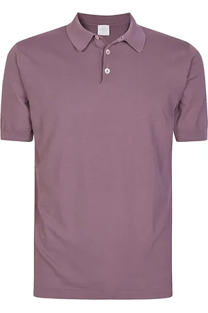 ELEVENTY Top, Herre, Lyserød, M, Bomuld, Polo T-shirt med korte ærmer