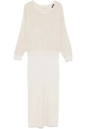 Elisabetta Franchi Kjole, Dame, , S, Glitter Strik Kjole
