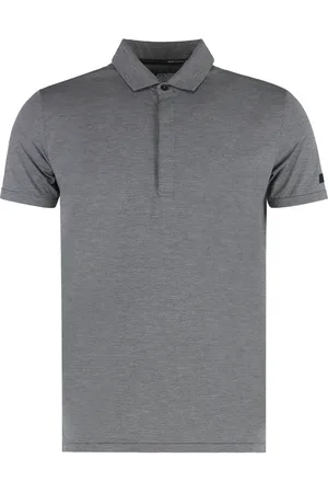 RRD Top, Herre, Grå, S, Teknisk Oxford Polo Skjorte med Sideslidser