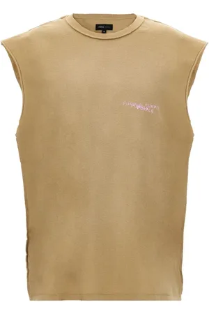 Purple Brand Top, Herre, , XL, Bomuld, Logo Print Ærmeløs Rund Hals Toppe