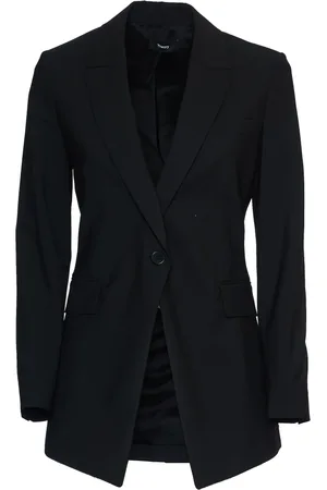 THEORY Jakke, Dame, Sort, M, Uld, Sort Merinouldsblazer