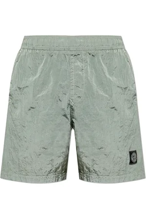 Stone Island Shorts, Herre, Grøn, M, Logo shorts