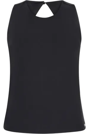Guess Top, Dame, Sort, L, Open Back Stretch Top