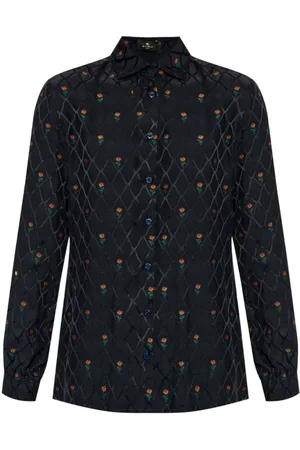 Etro Bluser & Skjorter, Dame, Sort, 2XS, Uld, Stilfulde Dameskjorter Kollektion