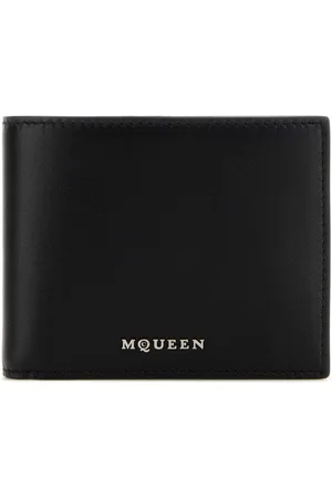 Alexander McQueen Tilbehør, Herre, Sort, ONE SIZE, Læder, 2-i-1 Punge & Kortholdere