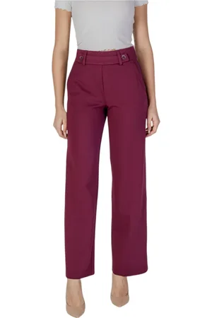 Street one Bukser, Dame, Lilla, 2XL L32, Lilla ensfarvede bukser med lommer
