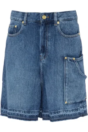Ganni Shorts, Dame, Blå, W26, Denim, Blåvin Denim Shorts
