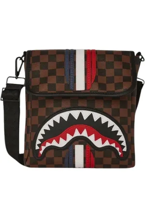 Sprayground Taske, Herre, Brun, ONE SIZE, Uld, Fransk Maskine Skuldertaske