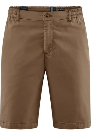 Bomboogie Shorts, Herre, Brun, L, Bomuld, Jogger Bermuda Shorts med elastisk talje