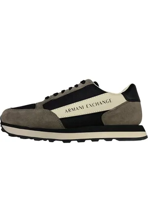 Armani Exchange Sko, Herre, Flerfarvet, 42 EU, Uld, Moderne Sneakers i Neutrale Farver