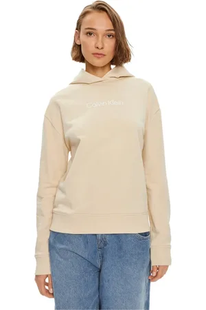 Calvin Klein Sweathshirts & Hoodies, Dame, , XS, Bomuld, Hero Logo Bomulds Hættetrøje