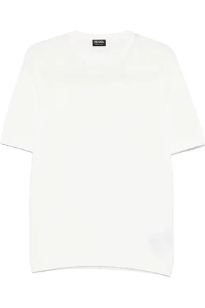 Ermenegildo Zegna Top, Herre, , M, Bomuld, Klassisk Bomuld T-Shirt